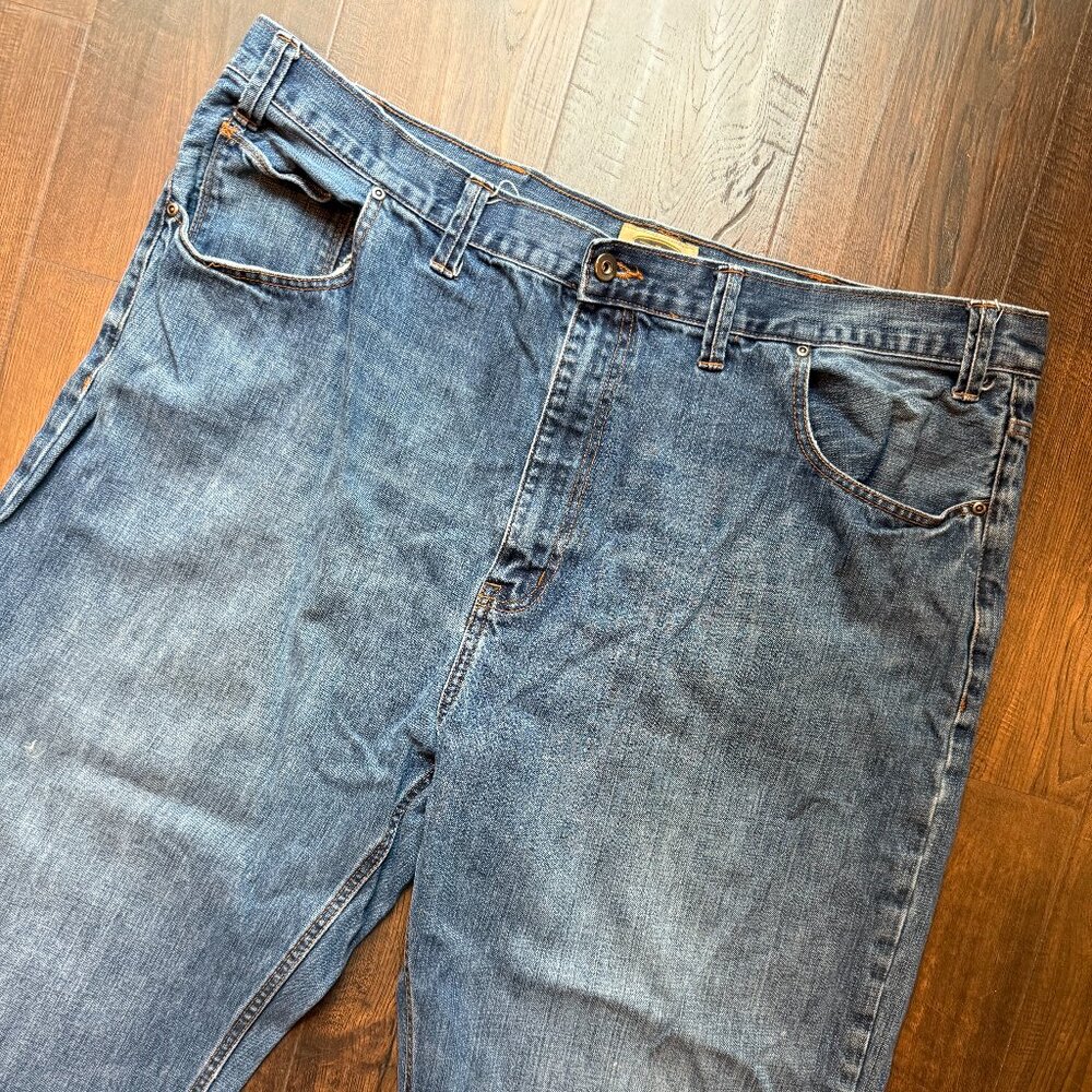 Foundry Supply Co. Mens Jeans Size 46x32 Relaxed Straight Fit Blue Denim